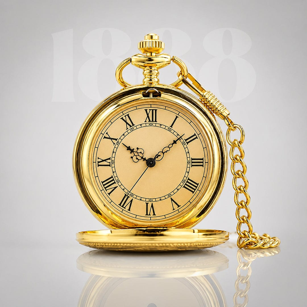 1888 Late Victorian pocket watch from London, England — EPOCH