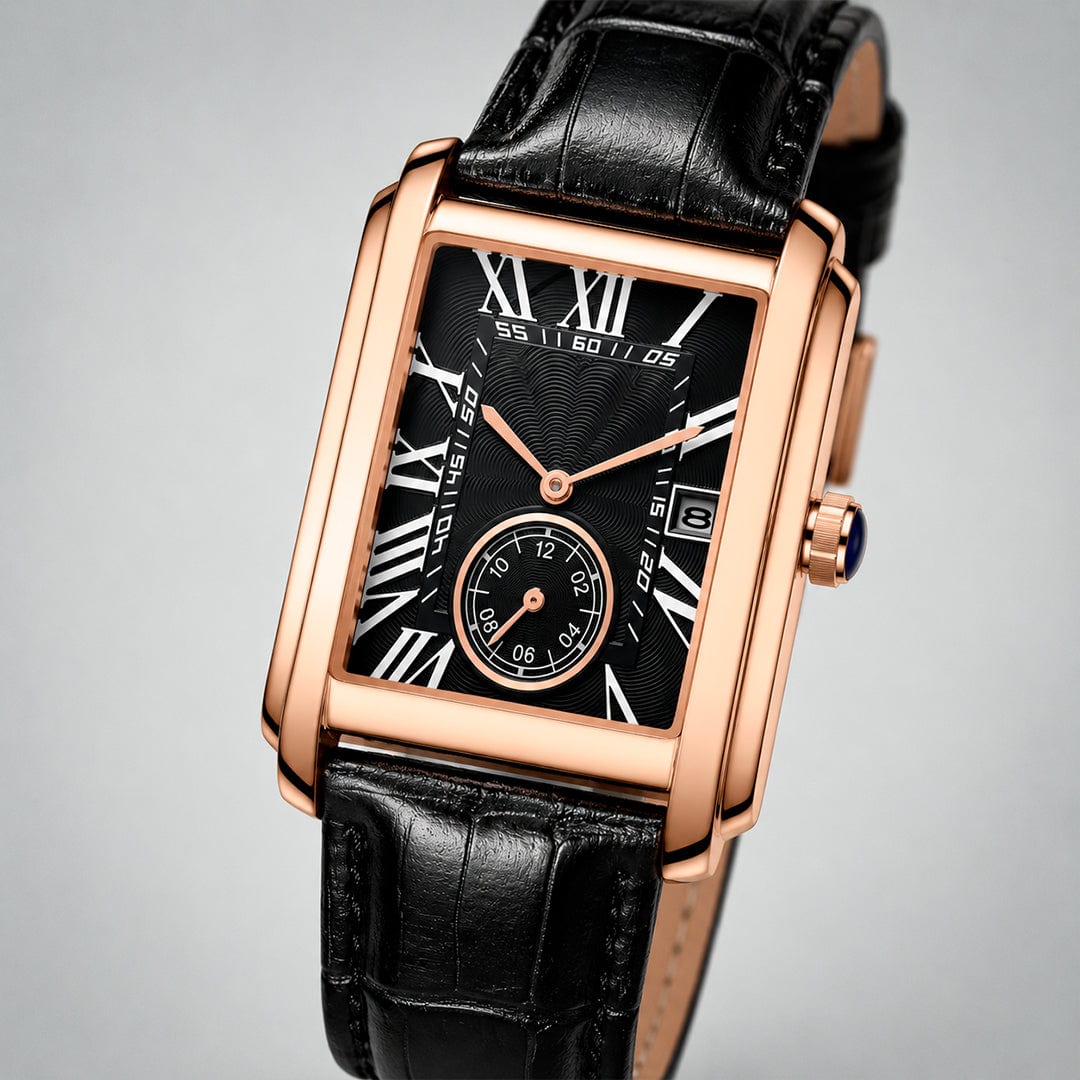 1951 Gold and Black tank watch — EPOCH