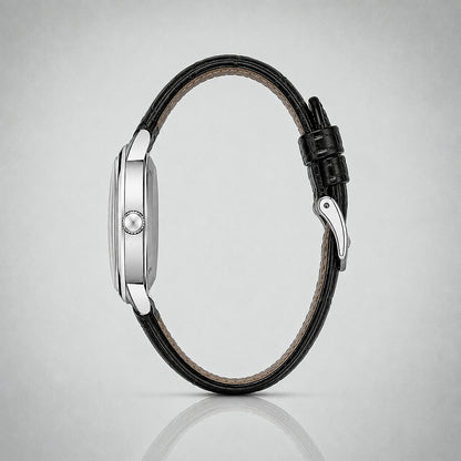 1957 Mid Century watch from London, England — EPOCH (case detail)