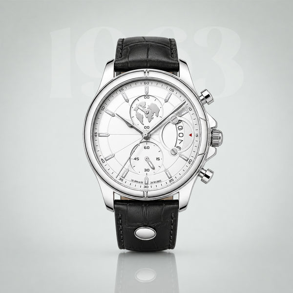 1963 Motor Racing watch from Geneva, Switzerland — EPOCH