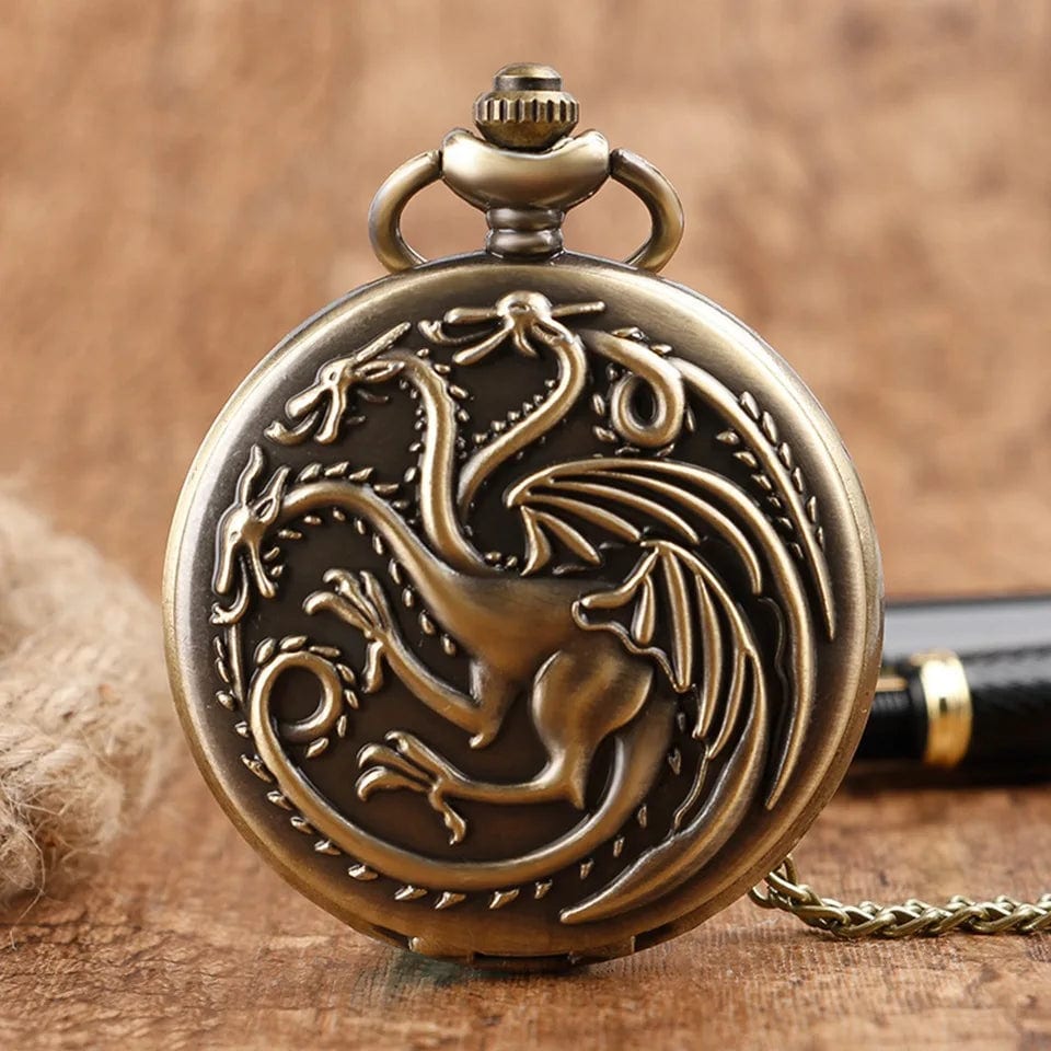 1891 Belle éPoque pocket watch from Paris, France — EPOCH (side profile)