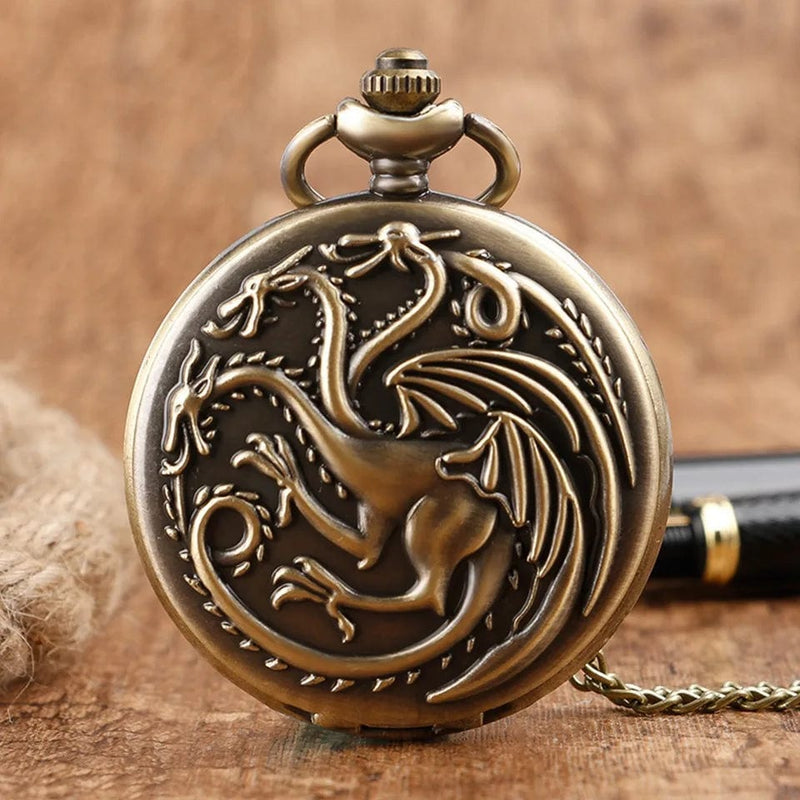 1891 Belle éPoque pocket watch from Paris, France — EPOCH (side profile)